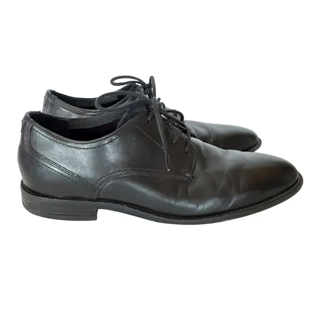 Cole Haan Oxford Dress Shoes Black Wingtip Leather Lace Up Mens 8M Classic